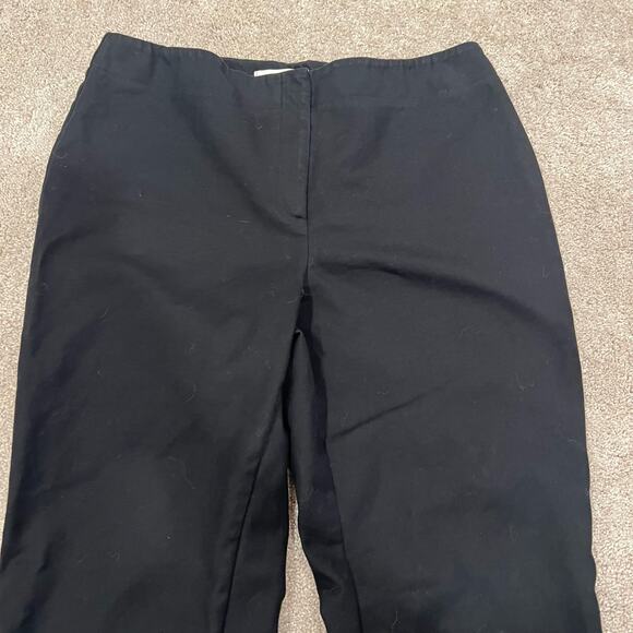 Chicos Women's Ankle Trouser Black Dresspant Size 1 , Small 31 - Picture 4 of 6